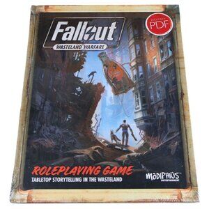 Fallout Wasteland Warfare RPG Hardcover Modiphius Bethesda Tabletop New Sealed